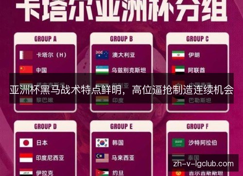 亚洲杯黑马战术特点鲜明，高位逼抢制造连续机会